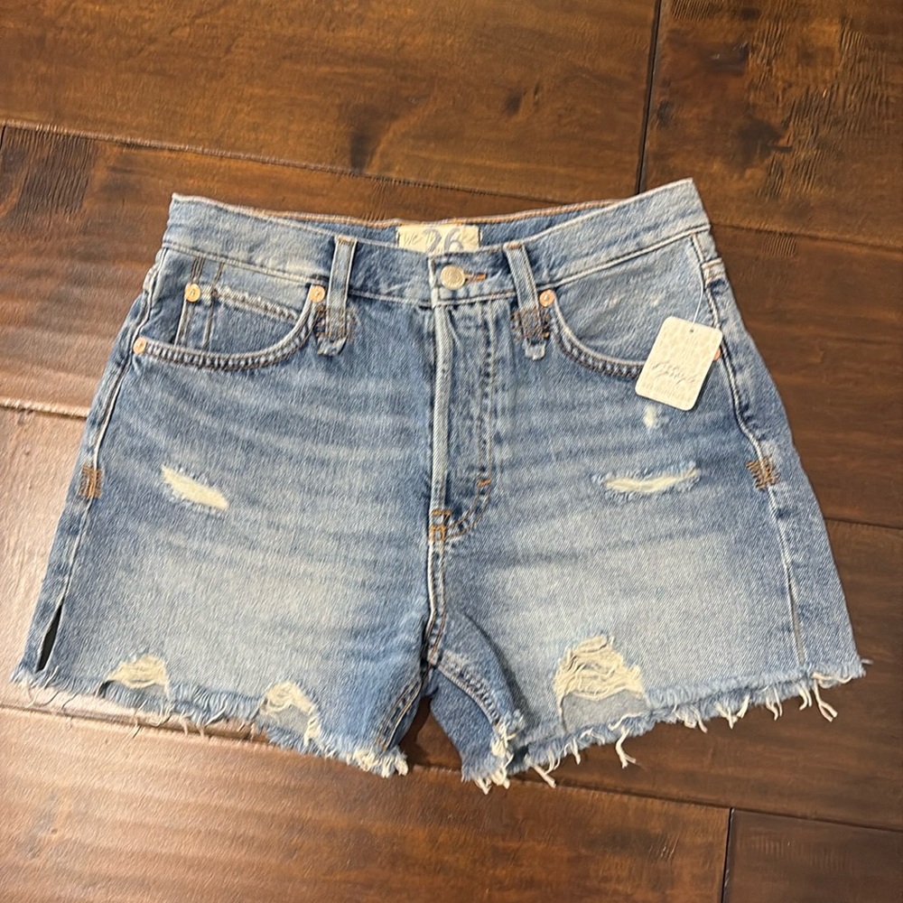 Free People Makai denim shorts